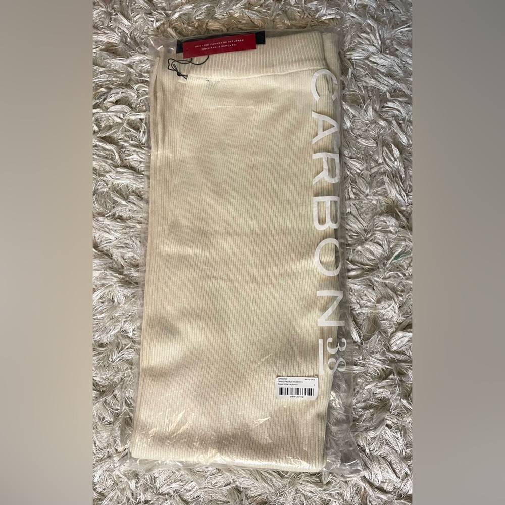 Carbon38 | Ribbed Wide leg Pants - Picture 5 of 9